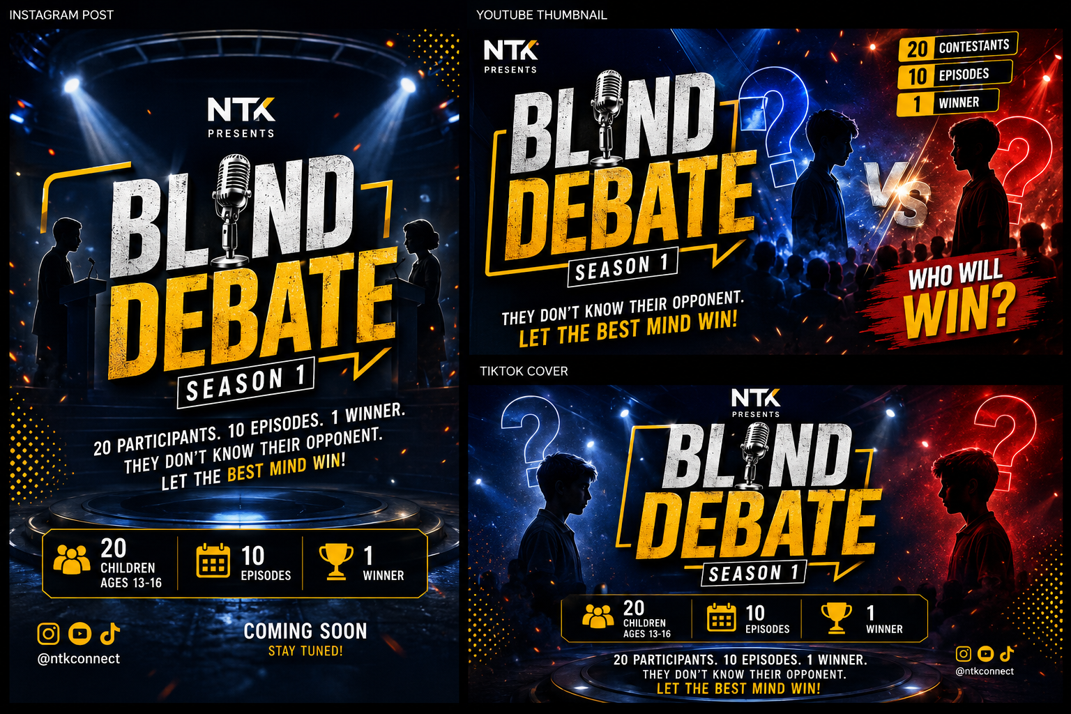 Blind Debate showcase